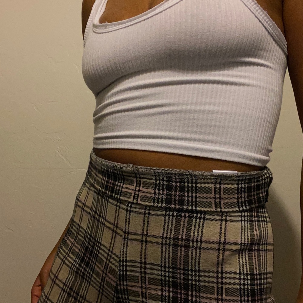 Plaid Ultra High Rise Hollister shorts